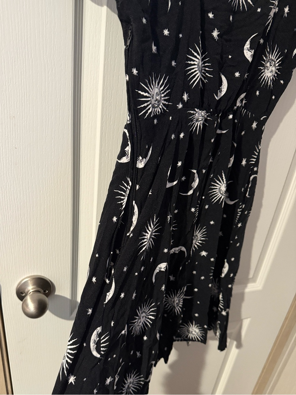 Hot Topic Black Celestial Moon & Sun Mini Dress - Picture 4 of 5